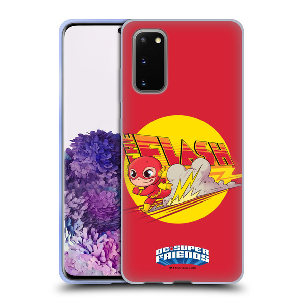 Super Friends DC Comics Toddlers Composed Art The Flash Soft Gel Case for Samsung Galaxy S20 / S20 5G