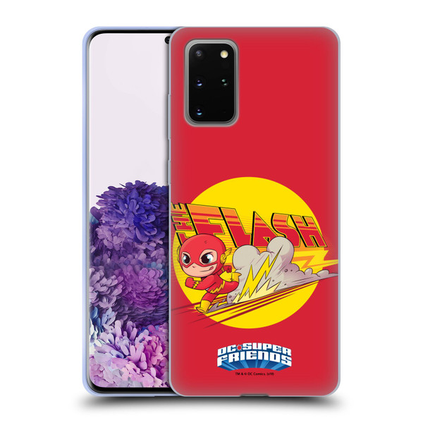 Super Friends DC Comics Toddlers Composed Art The Flash Soft Gel Case for Samsung Galaxy S20+ / S20+ 5G
