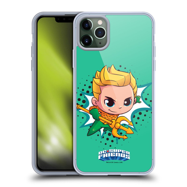 Super Friends DC Comics Toddlers 1 Aquaman Soft Gel Case for Apple iPhone 11 Pro Max