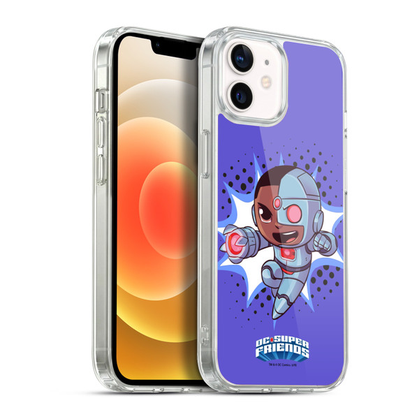 Super Friends DC Comics Toddlers 1 Cyborg Soft Gel Case for Apple iPhone 12 / iPhone 12 Pro & MagSafe