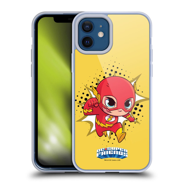 Super Friends DC Comics Toddlers 1 The Flash Soft Gel Case for Apple iPhone 12 / iPhone 12 Pro