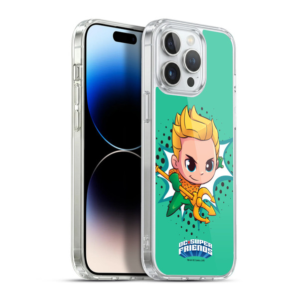 Super Friends DC Comics Toddlers 1 Aquaman Soft Gel Case for Apple iPhone 13 Pro Max & MagSafe
