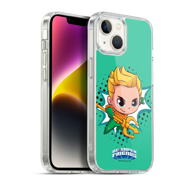 Super Friends DC Comics Toddlers 1 Aquaman Soft Gel Case for Apple iPhone 14