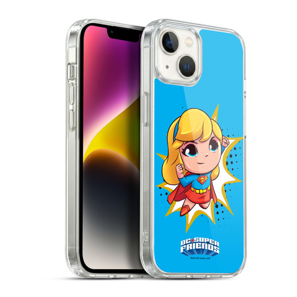 Super Friends DC Comics Toddlers 1 Supergirl Soft Gel Case for Apple iPhone 14 Plus & MagSafe