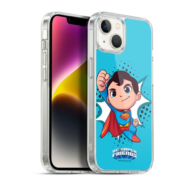 Super Friends DC Comics Toddlers 1 Superman Soft Gel Case for Apple iPhone 14 Plus & MagSafe