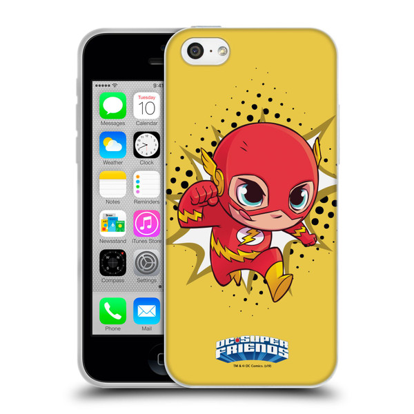 Super Friends DC Comics Toddlers 1 The Flash Soft Gel Case for Apple iPhone 5c