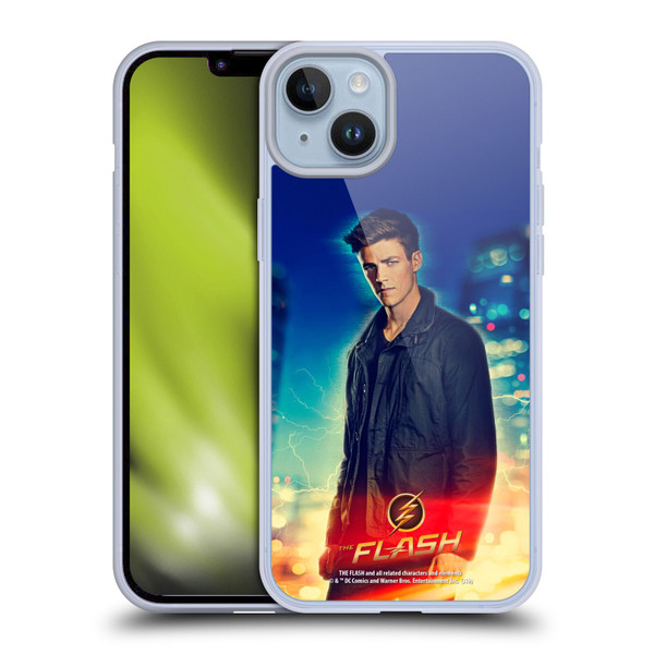 The Flash TV Series Character Art Barry Allen Soft Gel Case for Apple iPhone 14 Plus