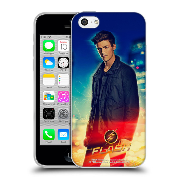 The Flash TV Series Character Art Barry Allen Soft Gel Case for Apple iPhone 5c