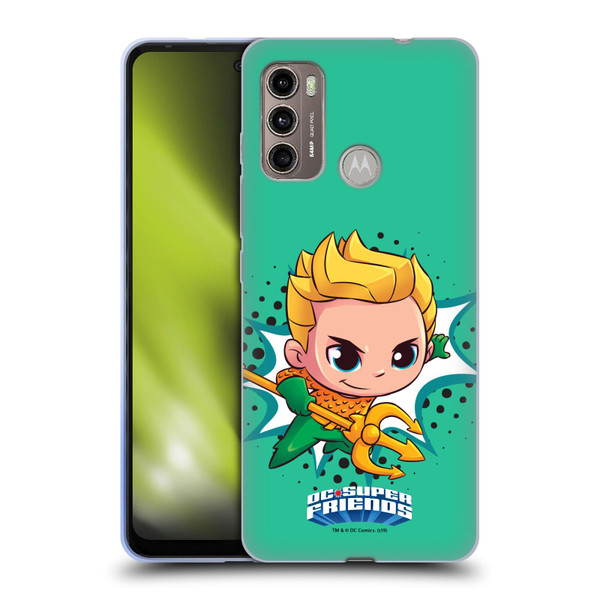 Super Friends DC Comics Toddlers 1 Aquaman Soft Gel Case for Motorola Moto G60 / Moto G40 Fusion