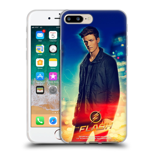 The Flash TV Series Character Art Barry Allen Soft Gel Case for Apple iPhone 7 Plus / iPhone 8 Plus