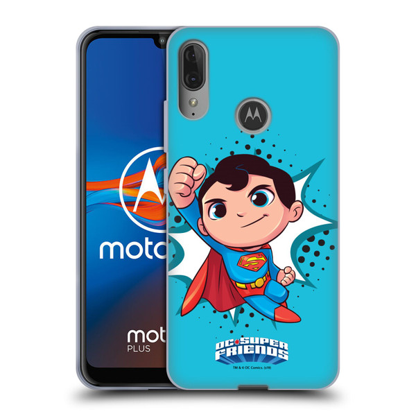 Super Friends DC Comics Toddlers 1 Superman Soft Gel Case for Motorola Moto E6 Plus