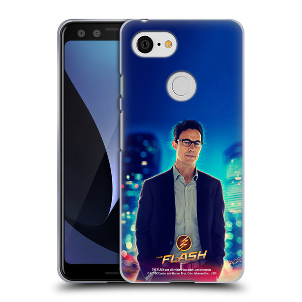The Flash TV Series Character Art Harrison Wells Soft Gel Case for Google Pixel 3