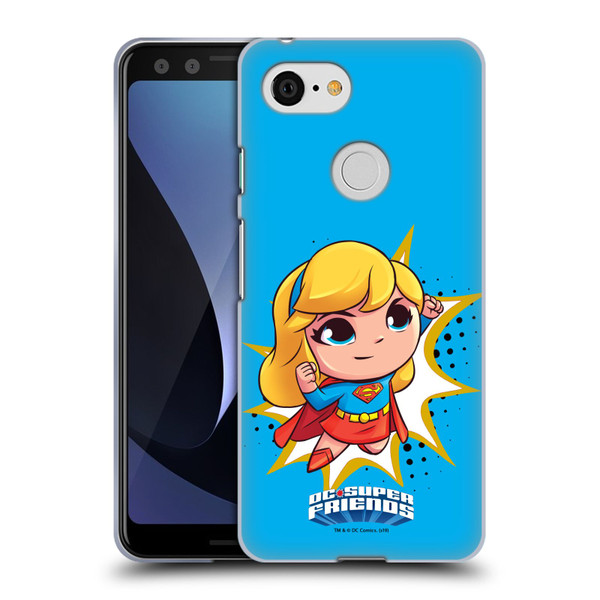 Super Friends DC Comics Toddlers 1 Supergirl Soft Gel Case for Google Pixel 3