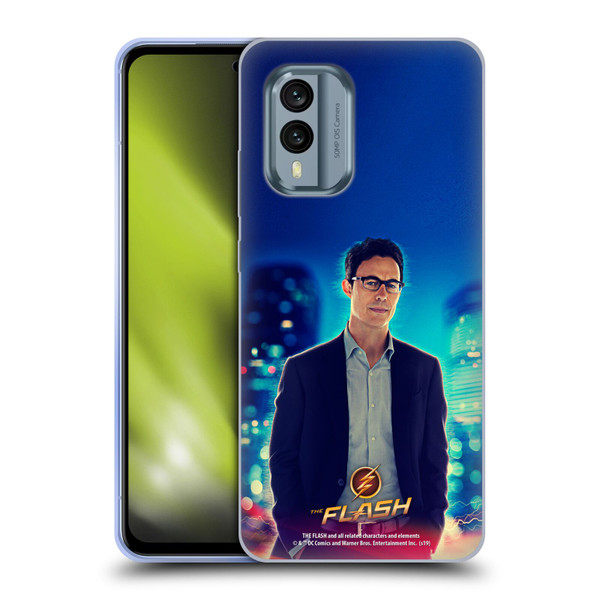 The Flash TV Series Character Art Harrison Wells Soft Gel Case for Nokia X30