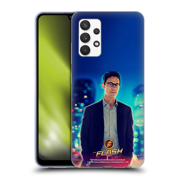 The Flash TV Series Character Art Harrison Wells Soft Gel Case for Samsung Galaxy A32 (2021)