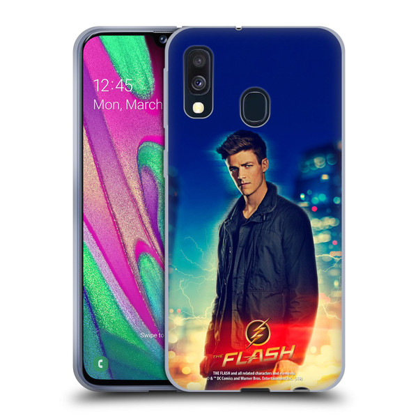 The Flash TV Series Character Art Barry Allen Soft Gel Case for Samsung Galaxy A40 (2019)