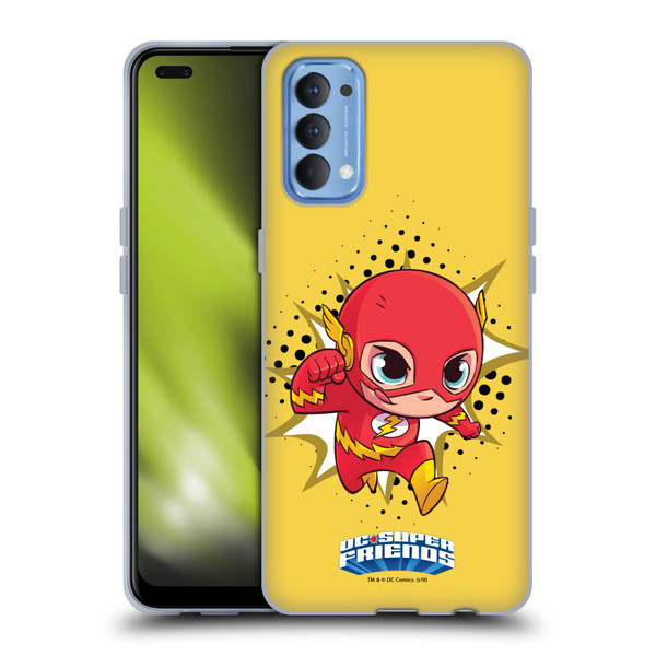 Super Friends DC Comics Toddlers 1 The Flash Soft Gel Case for OPPO Reno 4 5G