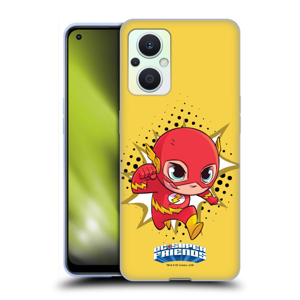 Super Friends DC Comics Toddlers 1 The Flash Soft Gel Case for OPPO Reno8 Lite