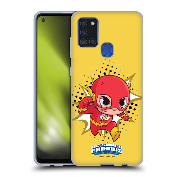Super Friends DC Comics Toddlers 1 The Flash Soft Gel Case for Samsung Galaxy A21s (2020)