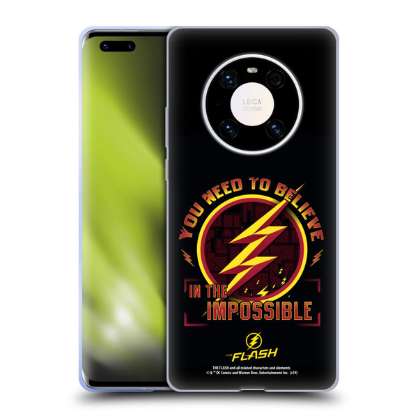 The Flash TV Series Graphics Believe Soft Gel Case for Huawei Mate 40 Pro 5G