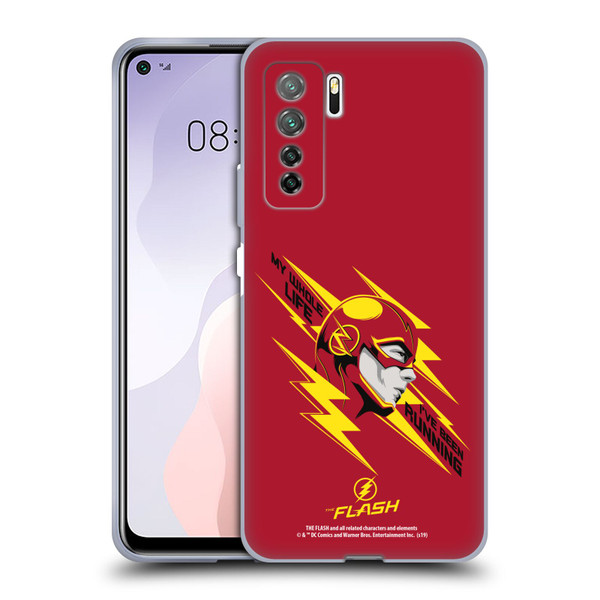 The Flash TV Series Graphics Barry Head Soft Gel Case for Huawei Nova 7 SE/P40 Lite 5G