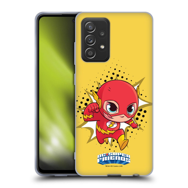 Super Friends DC Comics Toddlers 1 The Flash Soft Gel Case for Samsung Galaxy A52 / A52s / 5G (2021)