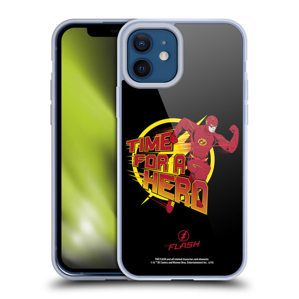The Flash TV Series Graphics Barry Hero Soft Gel Case for Apple iPhone 12 / iPhone 12 Pro
