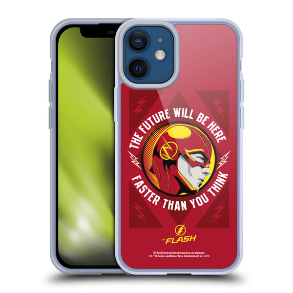 The Flash TV Series Graphics Barry Faster Soft Gel Case for Apple iPhone 12 Mini