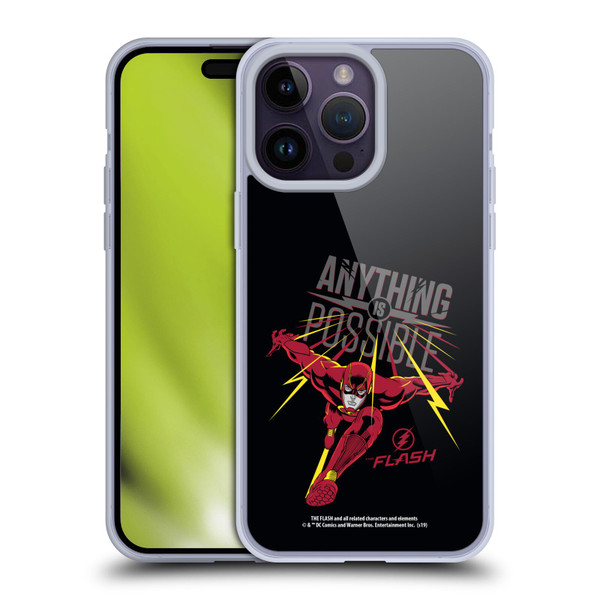 The Flash TV Series Graphics Barry Anything Is Possible Soft Gel Case for Apple iPhone 14 Pro Max