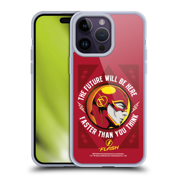 The Flash TV Series Graphics Barry Faster Soft Gel Case for Apple iPhone 14 Pro Max