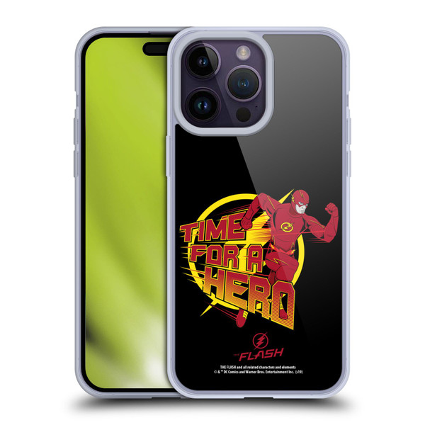 The Flash TV Series Graphics Barry Hero Soft Gel Case for Apple iPhone 14 Pro Max & MagSafe