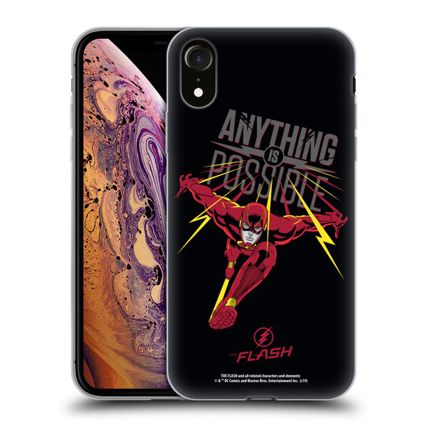The Flash TV Series Graphics Barry Anything Is Possible Soft Gel Case for Apple iPhone XR