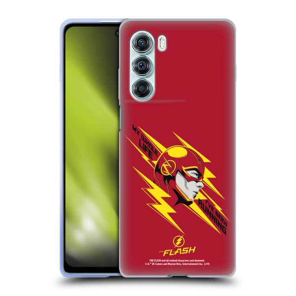 The Flash TV Series Graphics Barry Head Soft Gel Case for Motorola Edge S30 / Moto G200 5G