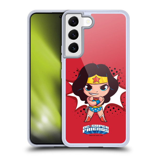 Super Friends DC Comics Toddlers 1 Wonder Woman Soft Gel Case for Samsung Galaxy S22 5G