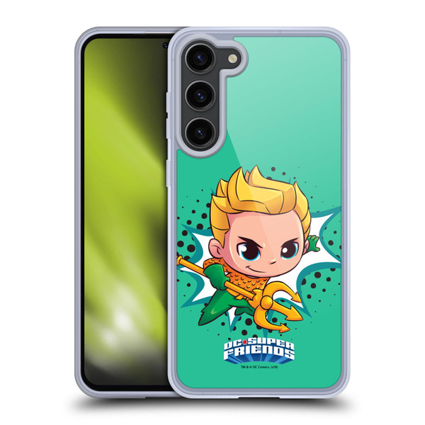 Super Friends DC Comics Toddlers 1 Aquaman Soft Gel Case for Samsung Galaxy S23+ 5G