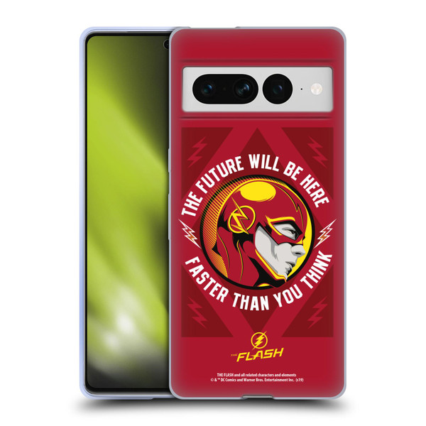The Flash TV Series Graphics Barry Faster Soft Gel Case for Google Pixel 7 Pro
