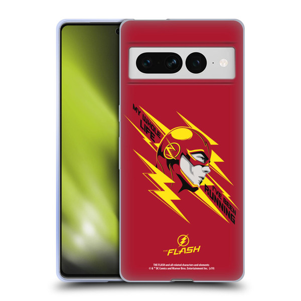 The Flash TV Series Graphics Barry Head Soft Gel Case for Google Pixel 7 Pro
