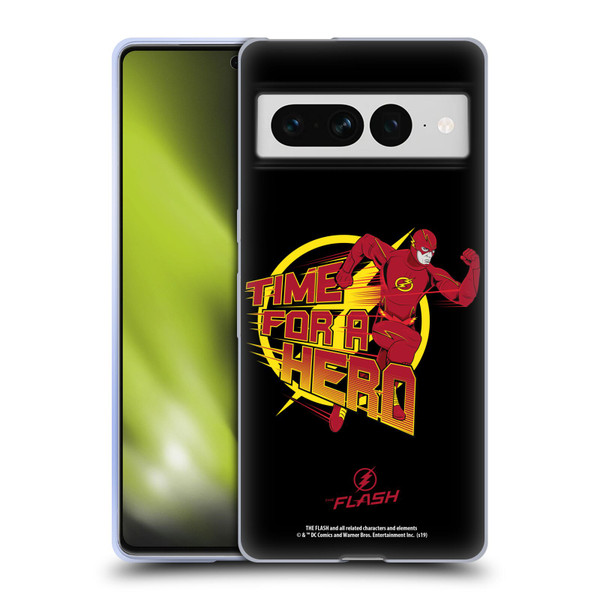 The Flash TV Series Graphics Barry Hero Soft Gel Case for Google Pixel 7 Pro