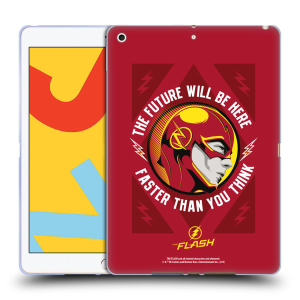 The Flash TV Series Graphics Barry Faster Soft Gel Case for Apple iPad 10.2 2019/2020/2021