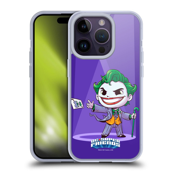 Super Friends DC Comics Toddlers 2 Joker Soft Gel Case for Apple iPhone 14 Pro
