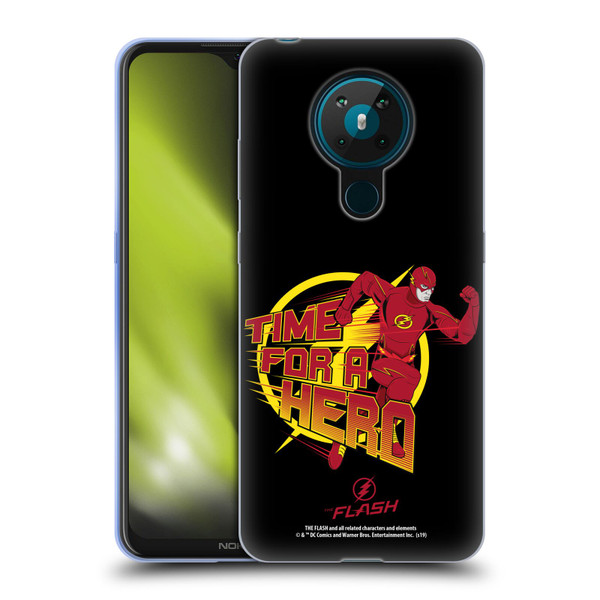 The Flash TV Series Graphics Barry Hero Soft Gel Case for Nokia 5.3