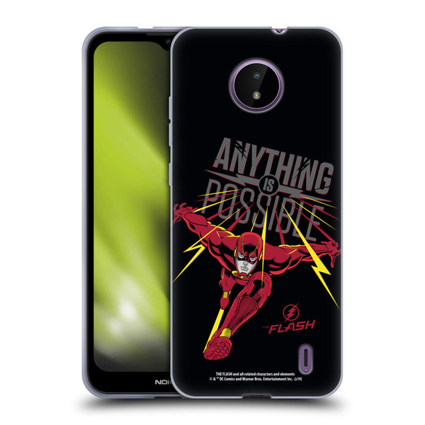 The Flash TV Series Graphics Barry Anything Is Possible Soft Gel Case for Nokia C10 / C20
