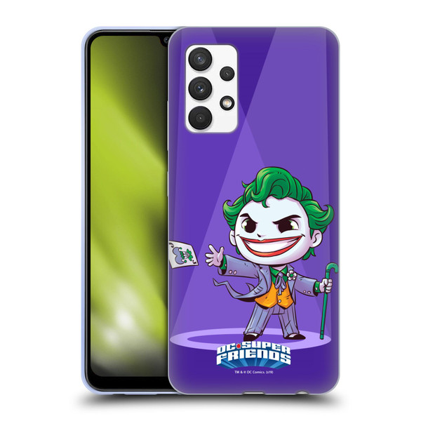 Super Friends DC Comics Toddlers 2 Joker Soft Gel Case for Samsung Galaxy A32 (2021)