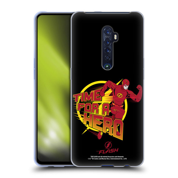The Flash TV Series Graphics Barry Hero Soft Gel Case for OPPO Reno 2