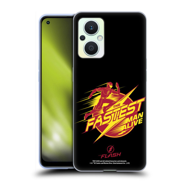 The Flash TV Series Graphics Barry Fastest Man Alive Soft Gel Case for OPPO Reno8 Lite