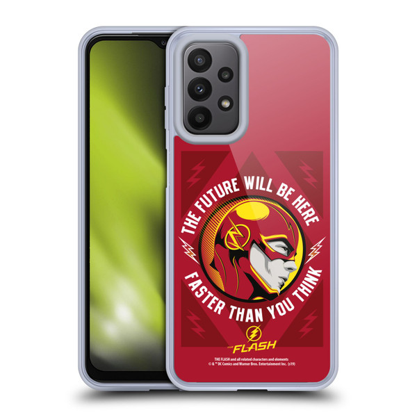 The Flash TV Series Graphics Barry Faster Soft Gel Case for Samsung Galaxy A23 / 5G (2022)