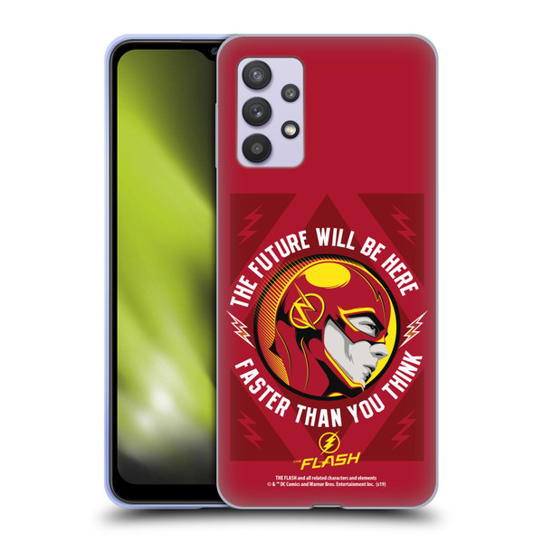 The Flash TV Series Graphics Barry Faster Soft Gel Case for Samsung Galaxy A32 5G / M32 5G (2021)