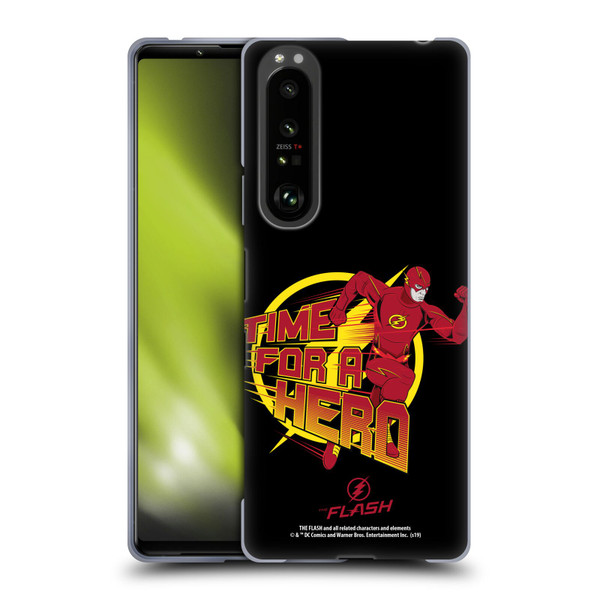 The Flash TV Series Graphics Barry Hero Soft Gel Case for Sony Xperia 1 III