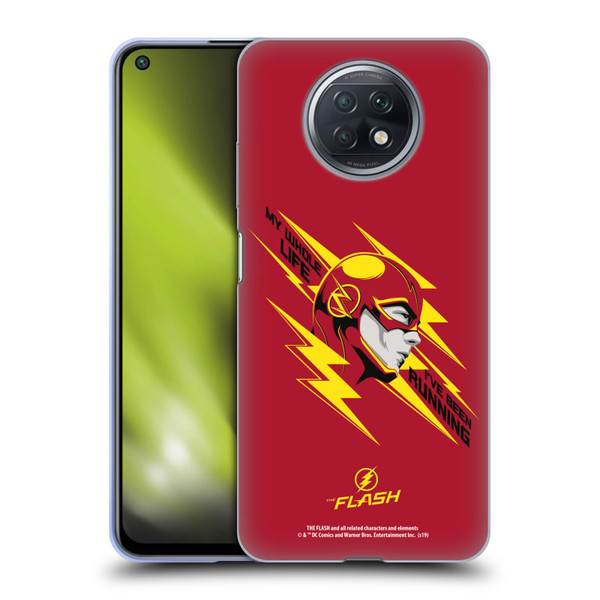 The Flash TV Series Graphics Barry Head Soft Gel Case for Xiaomi Redmi Note 9T 5G
