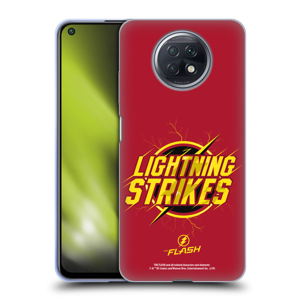 The Flash TV Series Graphics Lightning Strikes Soft Gel Case for Xiaomi Redmi Note 9T 5G